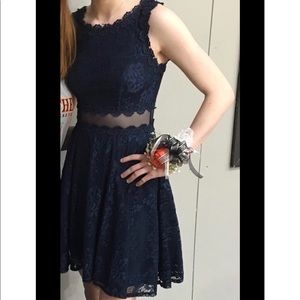 Size 4 Navy Blue dress
